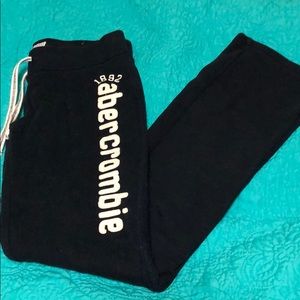 Abercrombie kids Navy Straight Leg Sweatpants.